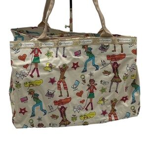 LeSportSac Amica Moda 3 Section Travel Bag BLEMISH